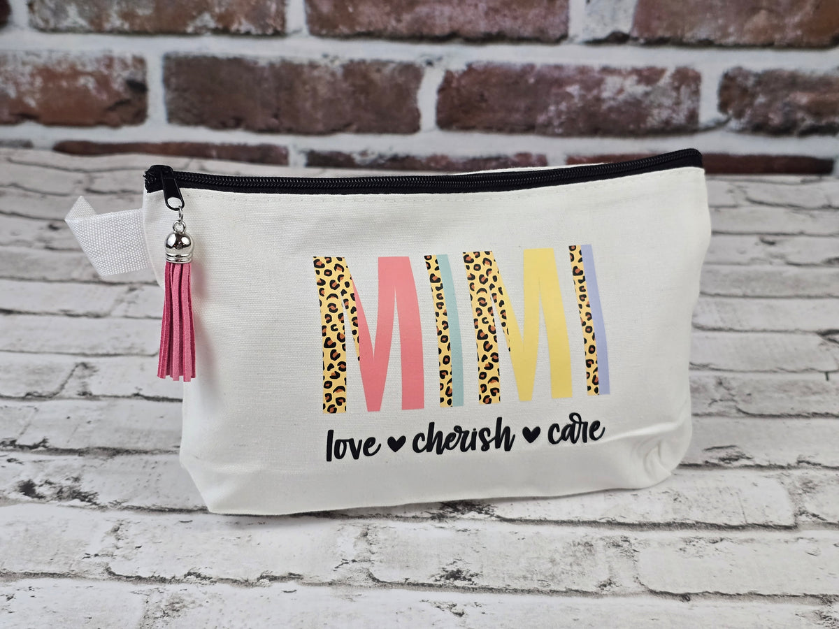 Mama • Mom • Grandma • Mimi • Nana Zipper Pouch Collection – Choose Your Design