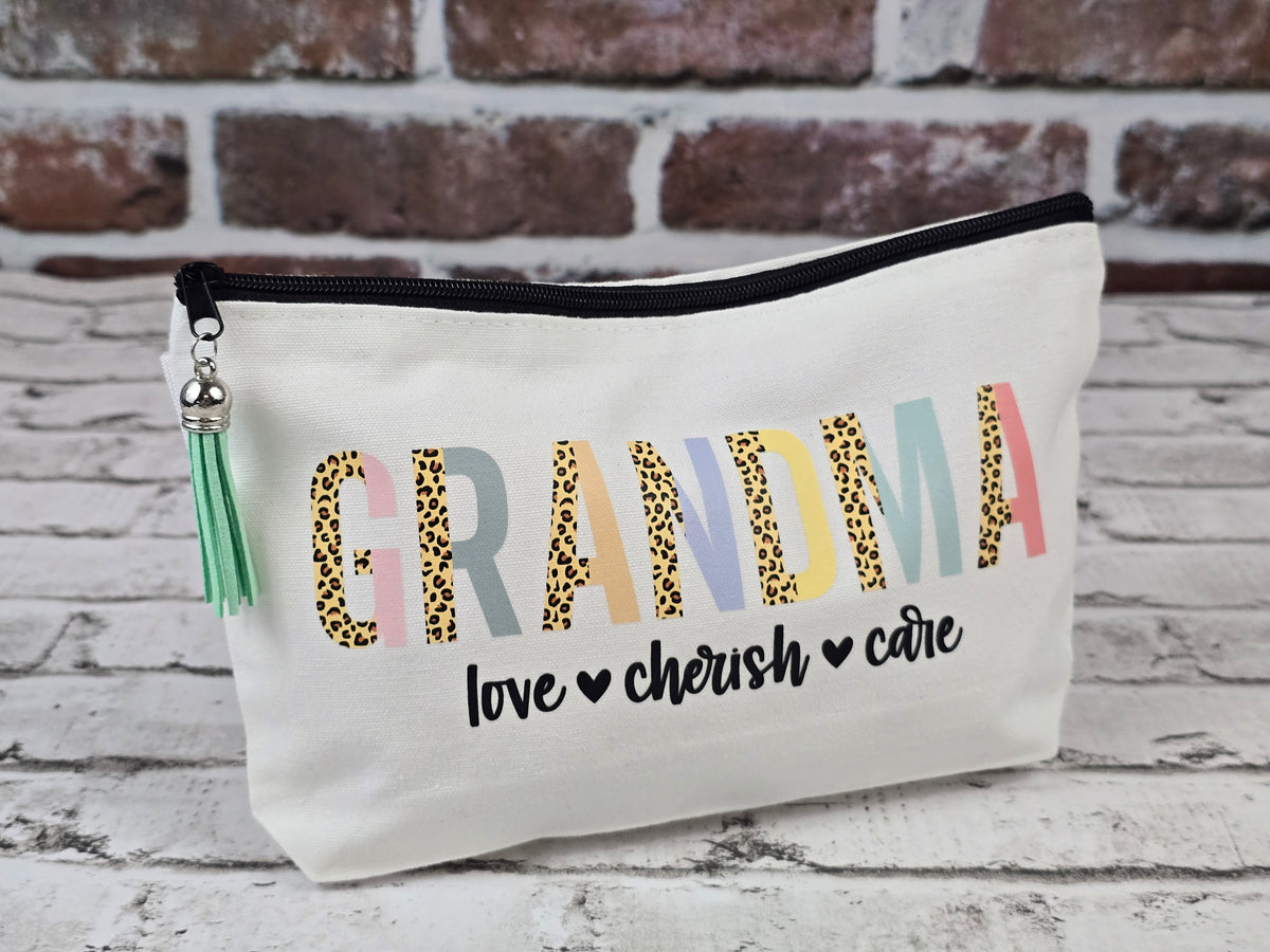 Mama • Mom • Grandma • Mimi • Nana Zipper Pouch Collection – Choose Your Design