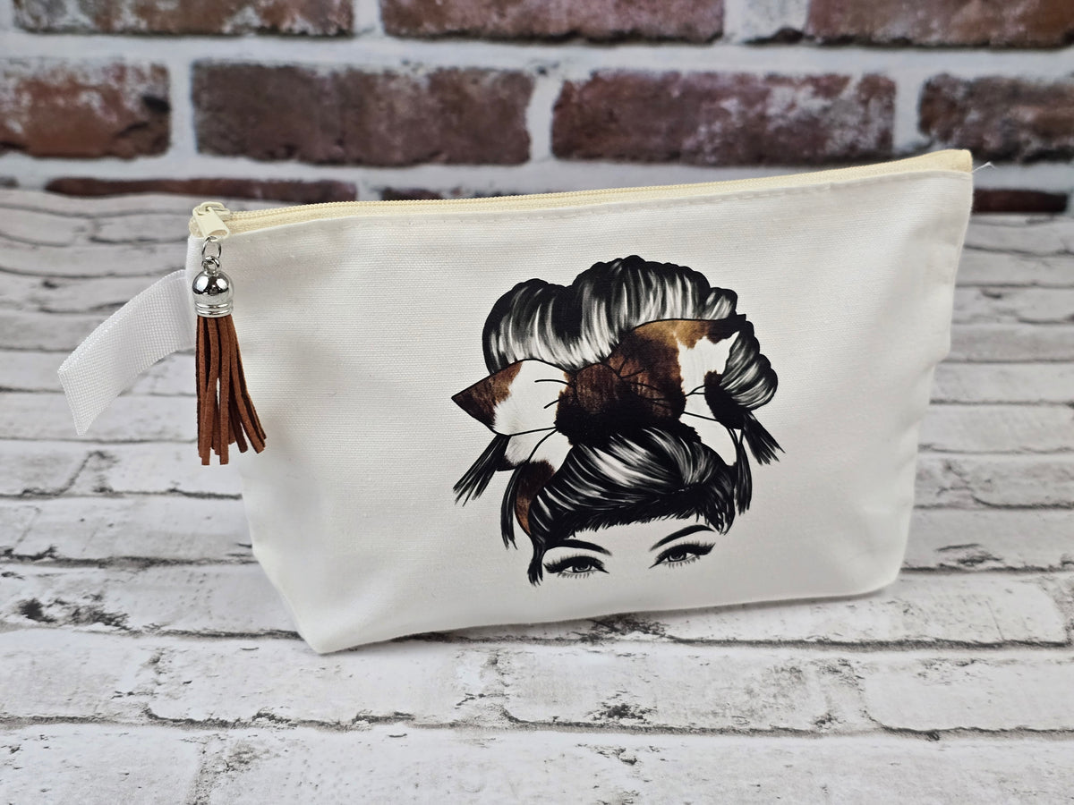 Messy Bun Pouch Collection – Choose Your Design