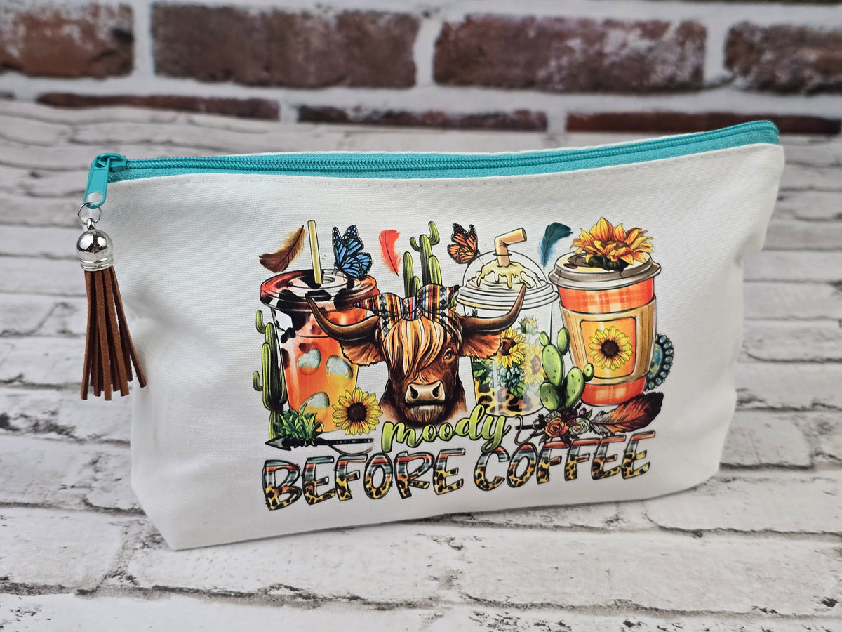 Cow‑Themed Zipper Pouch Collection – Choose Your Design