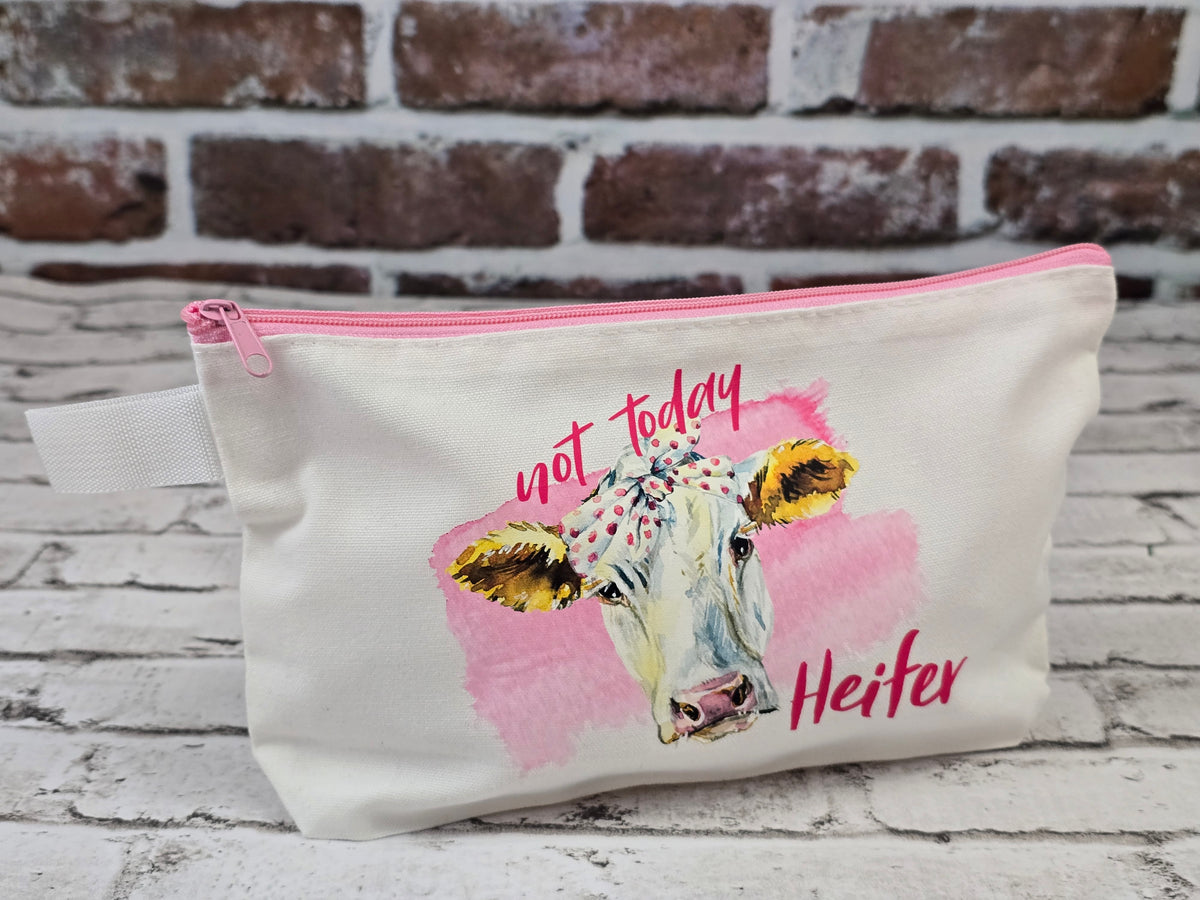 Cow‑Themed Zipper Pouch Collection – Choose Your Design