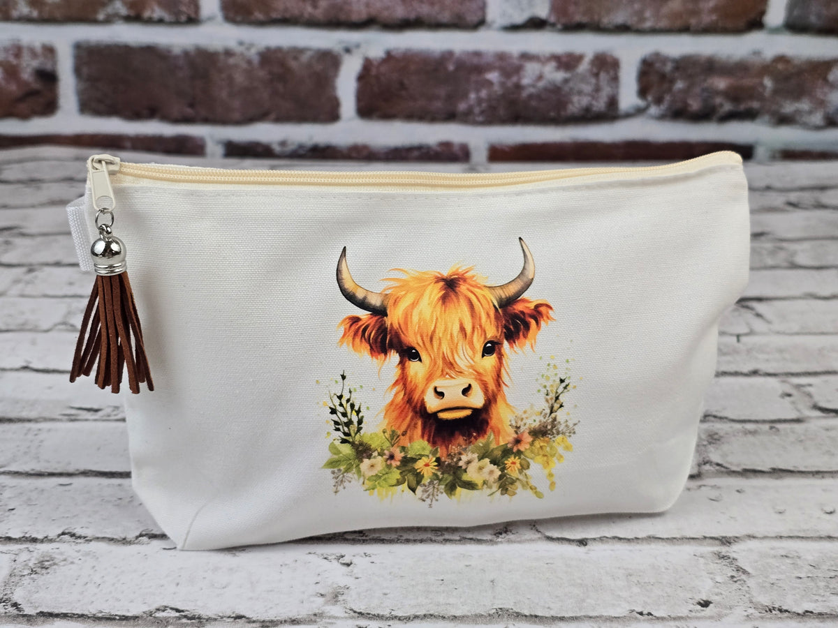 Cow‑Themed Zipper Pouch Collection – Choose Your Design