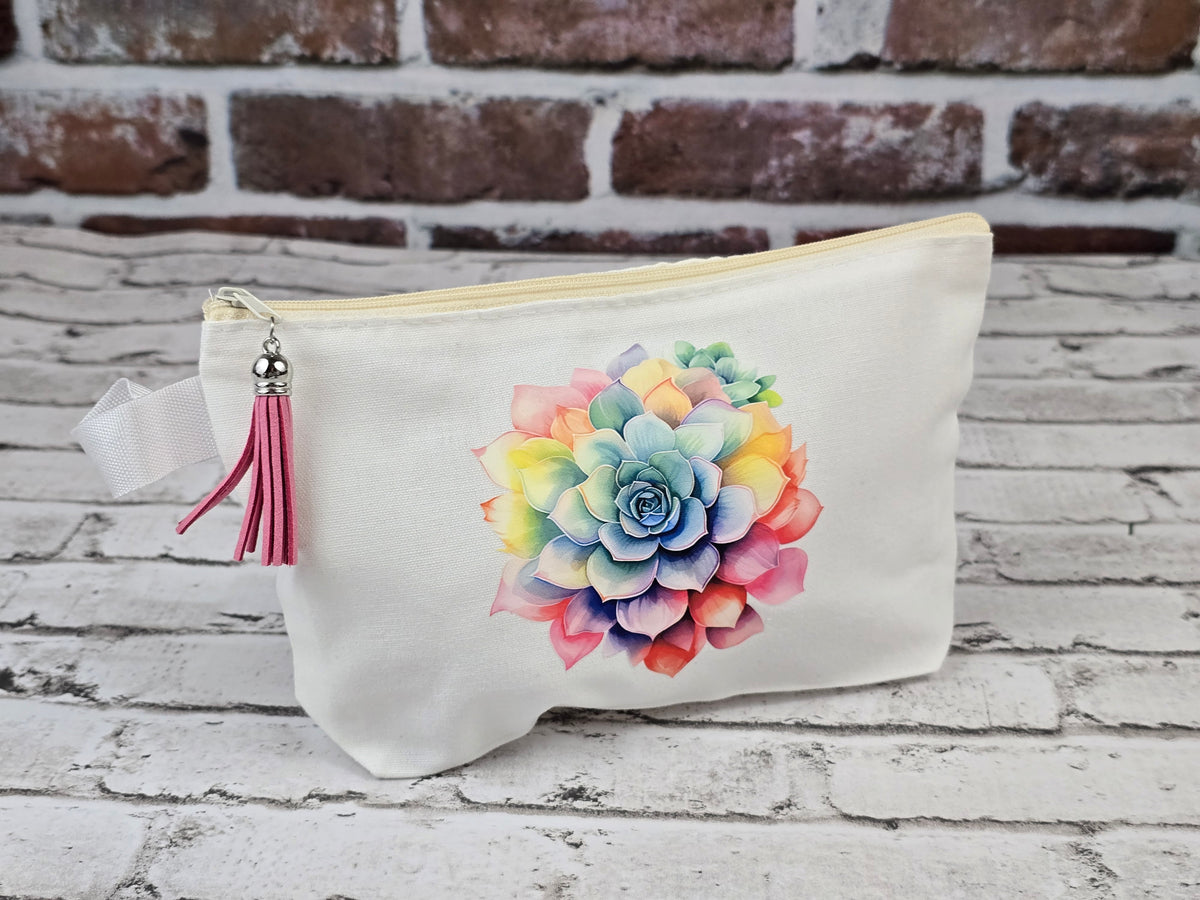 Flower Zipper Pouch Collection – Choose Your Design
