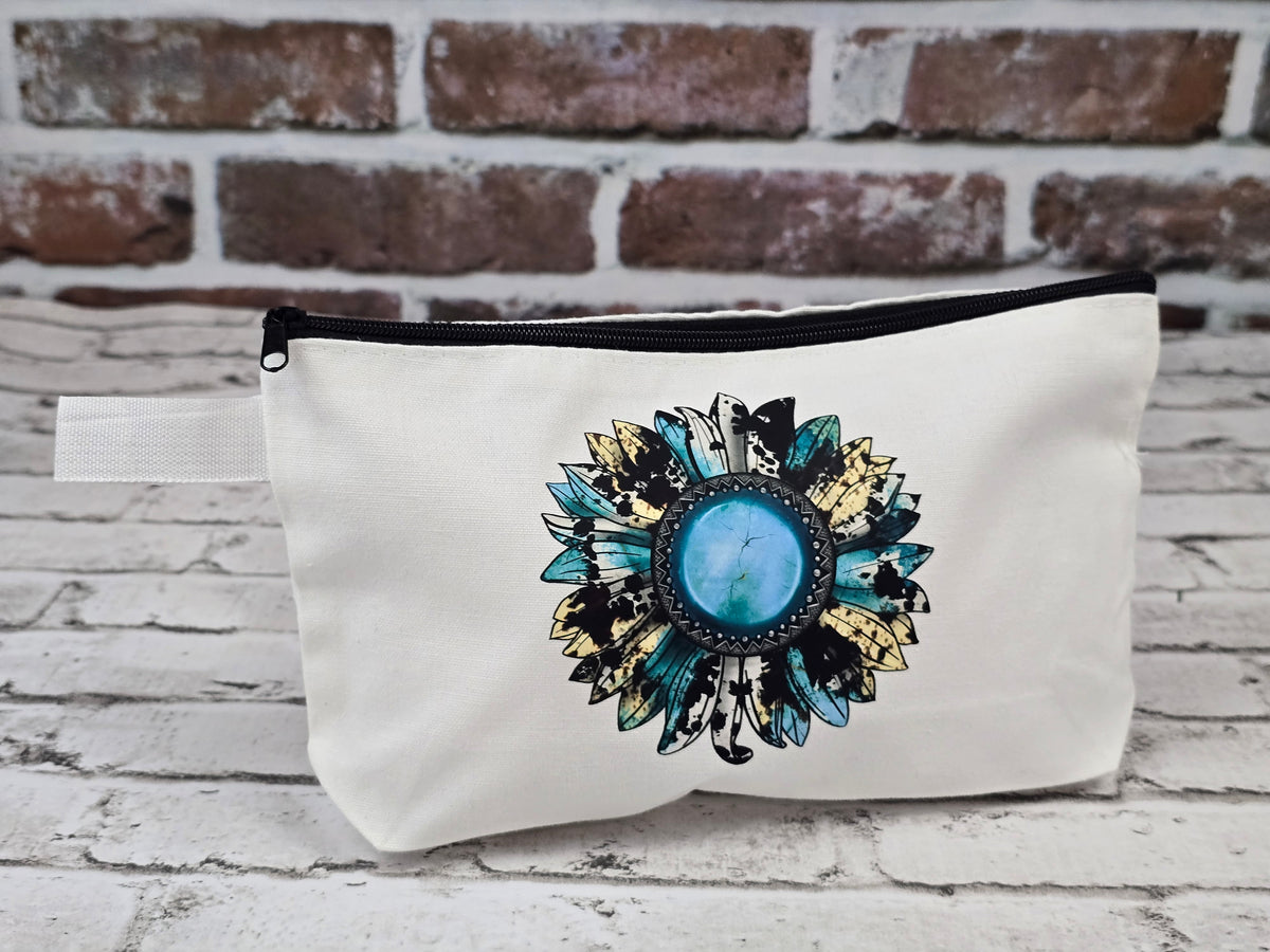 Flower Zipper Pouch Collection – Choose Your Design