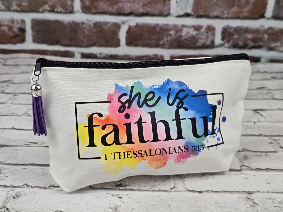 Faith & Inspiration Zipper Pouch Collection – Choose Your Design