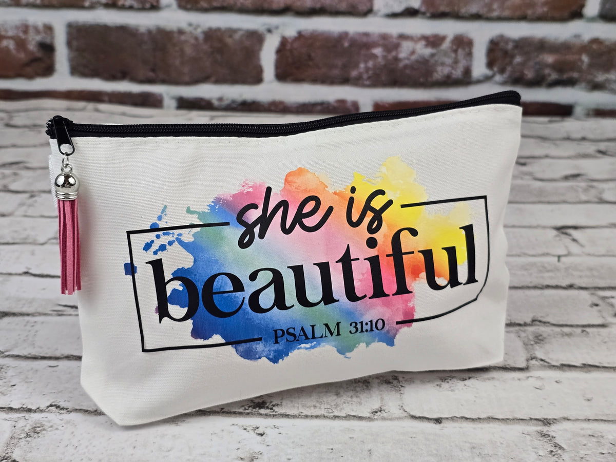 Faith & Inspiration Zipper Pouch Collection – Choose Your Design