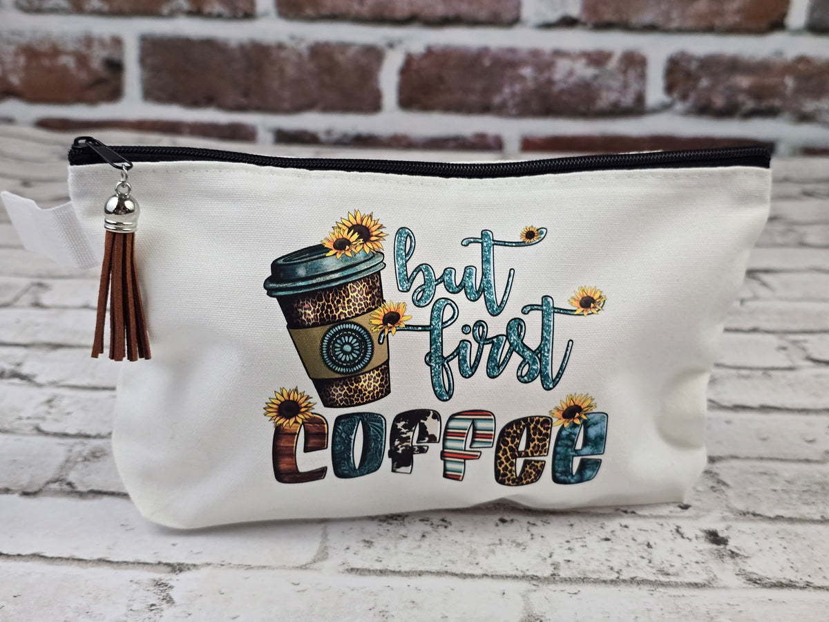 Coffee Zipper Pouch Collection - Choose Your Design