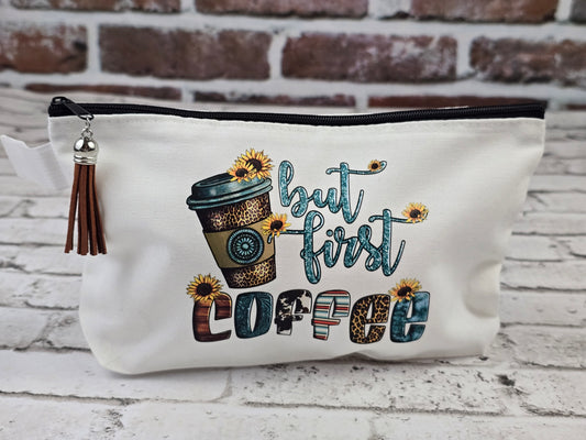 Coffee Zipper Pouch Collection - Choose Your Design
