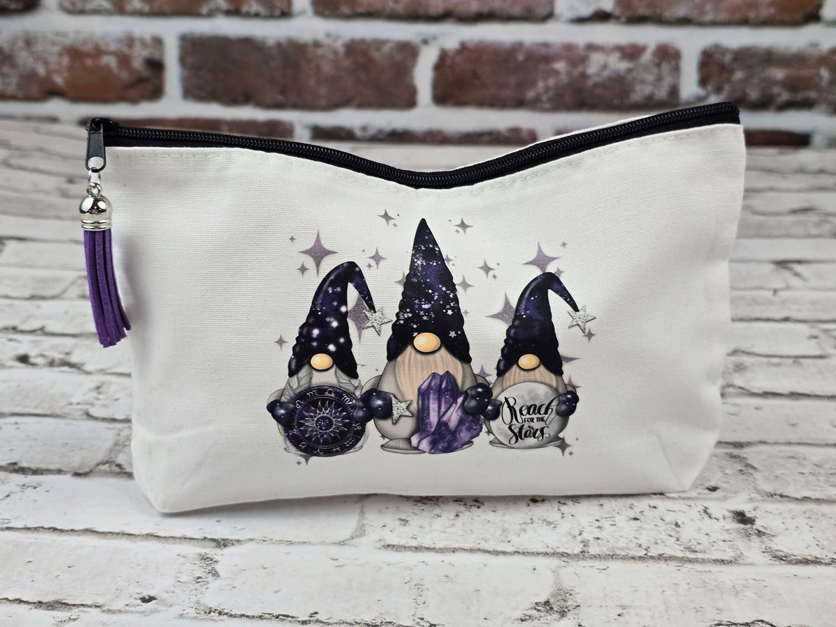 Gnome Zipper Pouch Collection – Choose Your Design