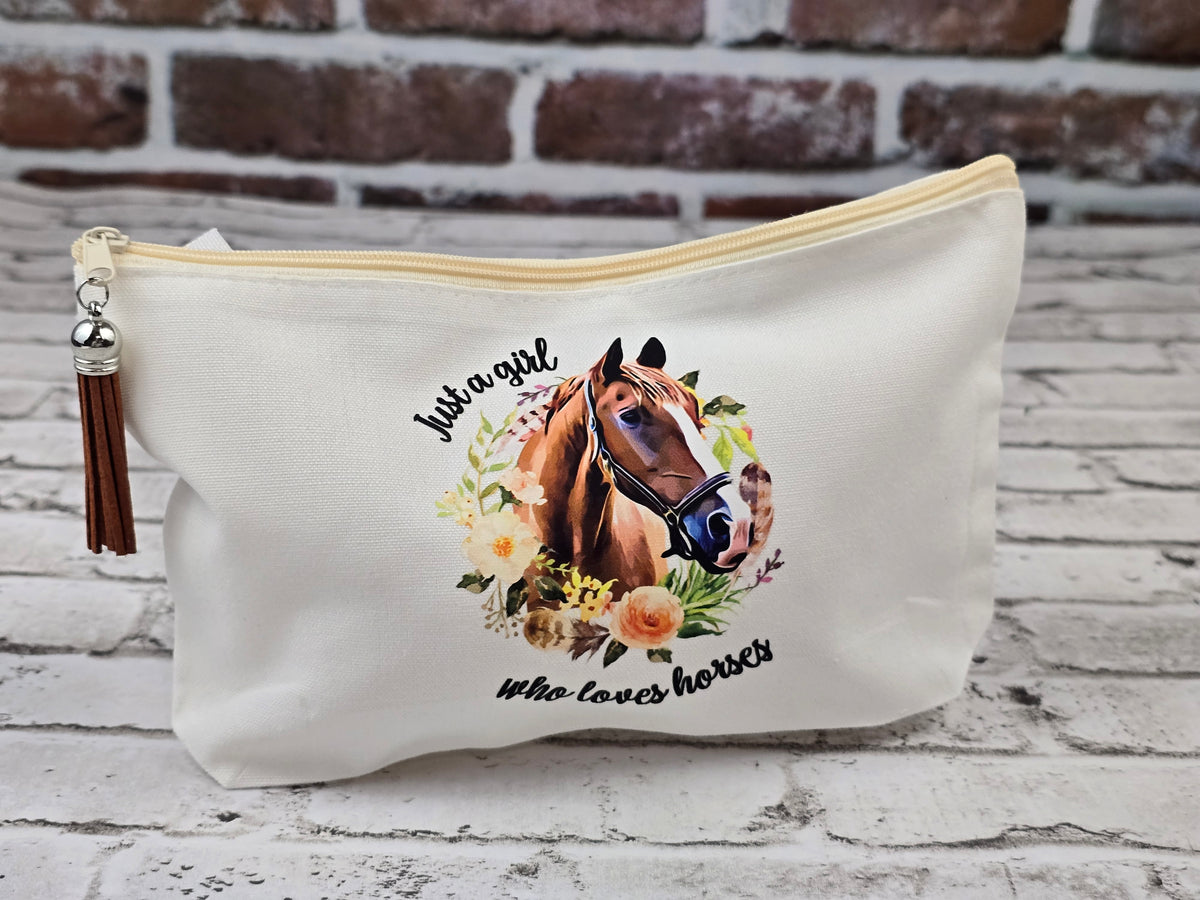 Horse Zipper Pouch Collection – Choose Your Design