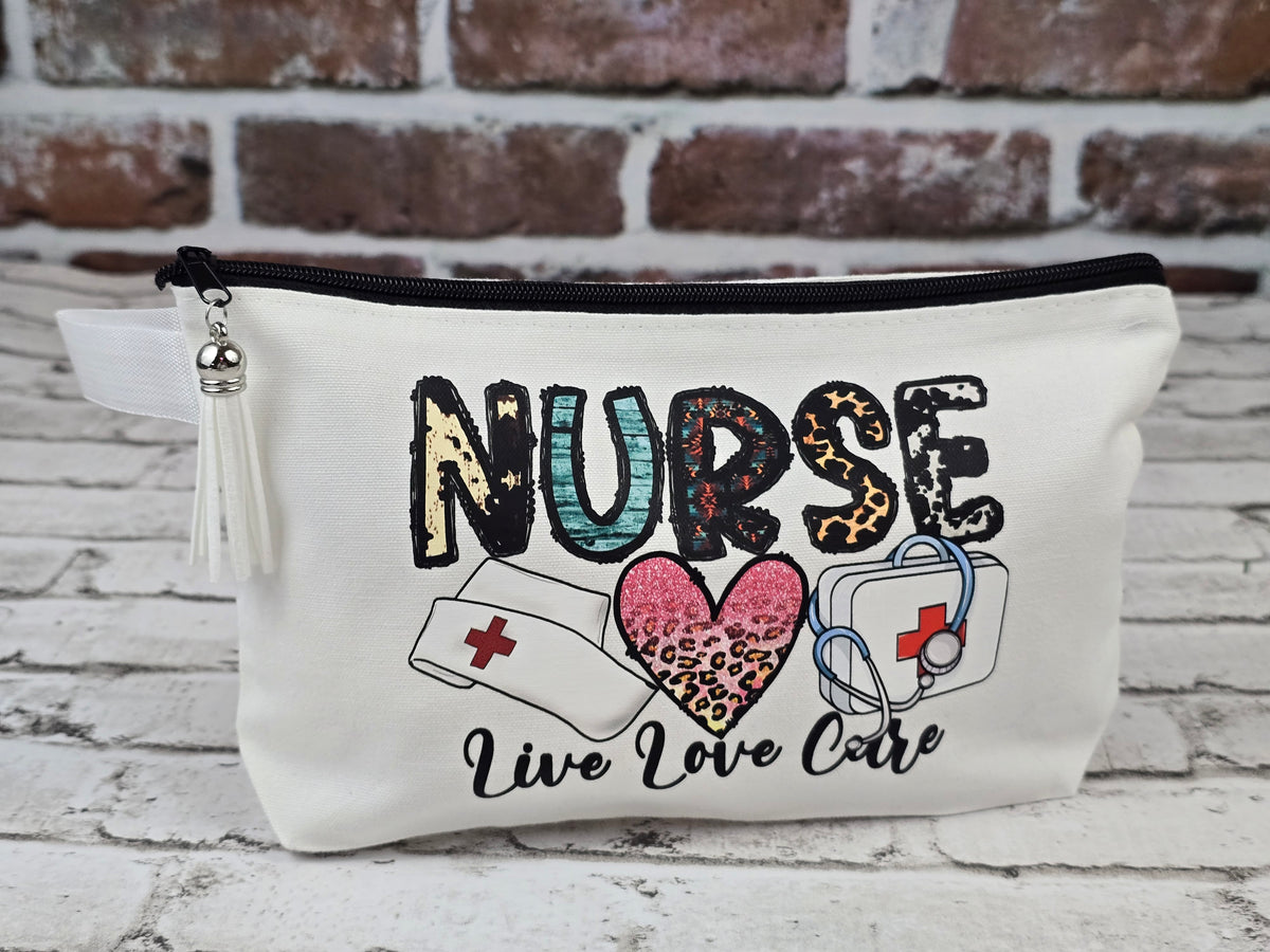 Nurse Zipper Pouch Collection – Choose Your Design