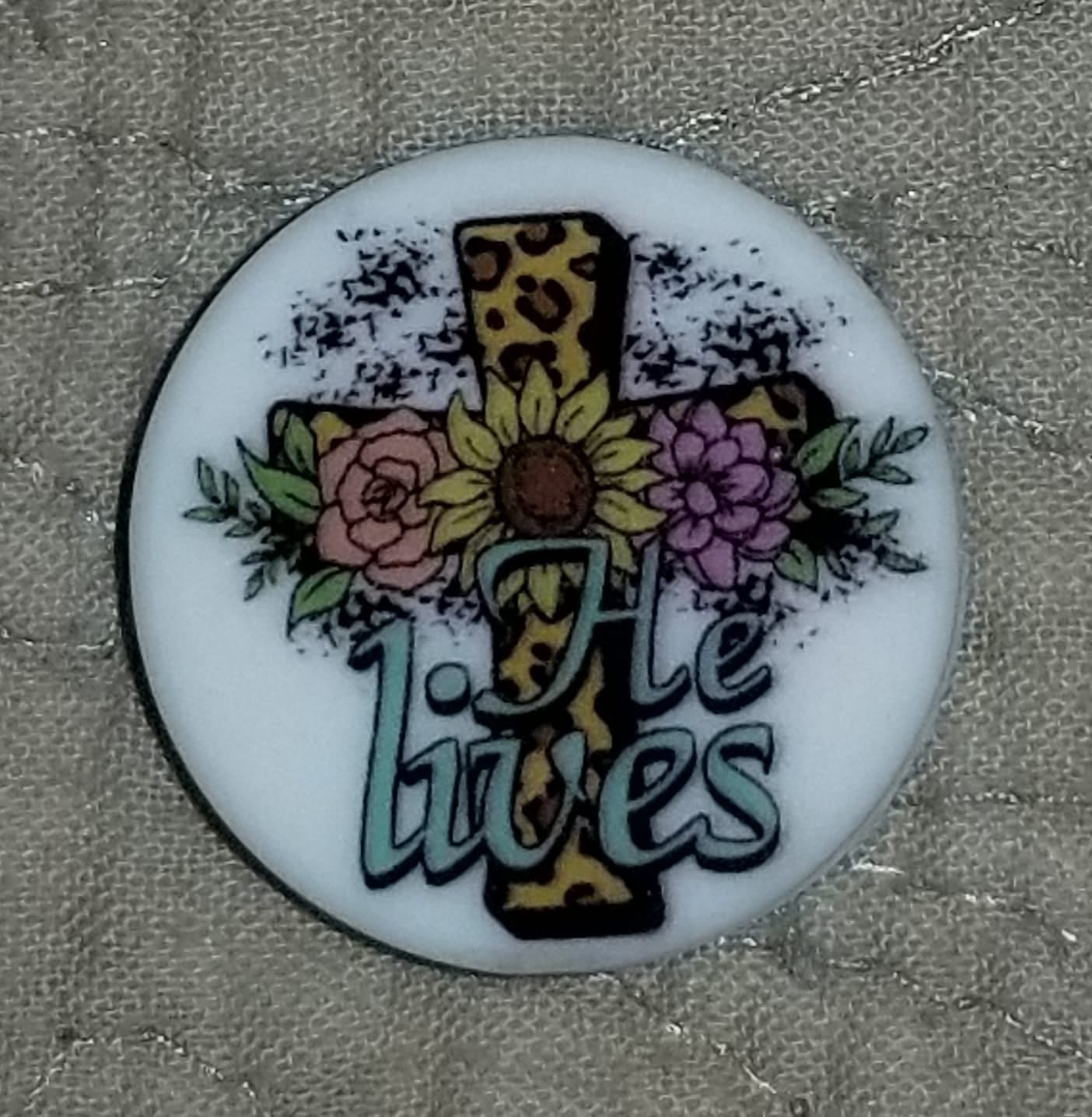 Faith-Themed Focal Beads for Crafting & DIY Projects (Cross Designs)