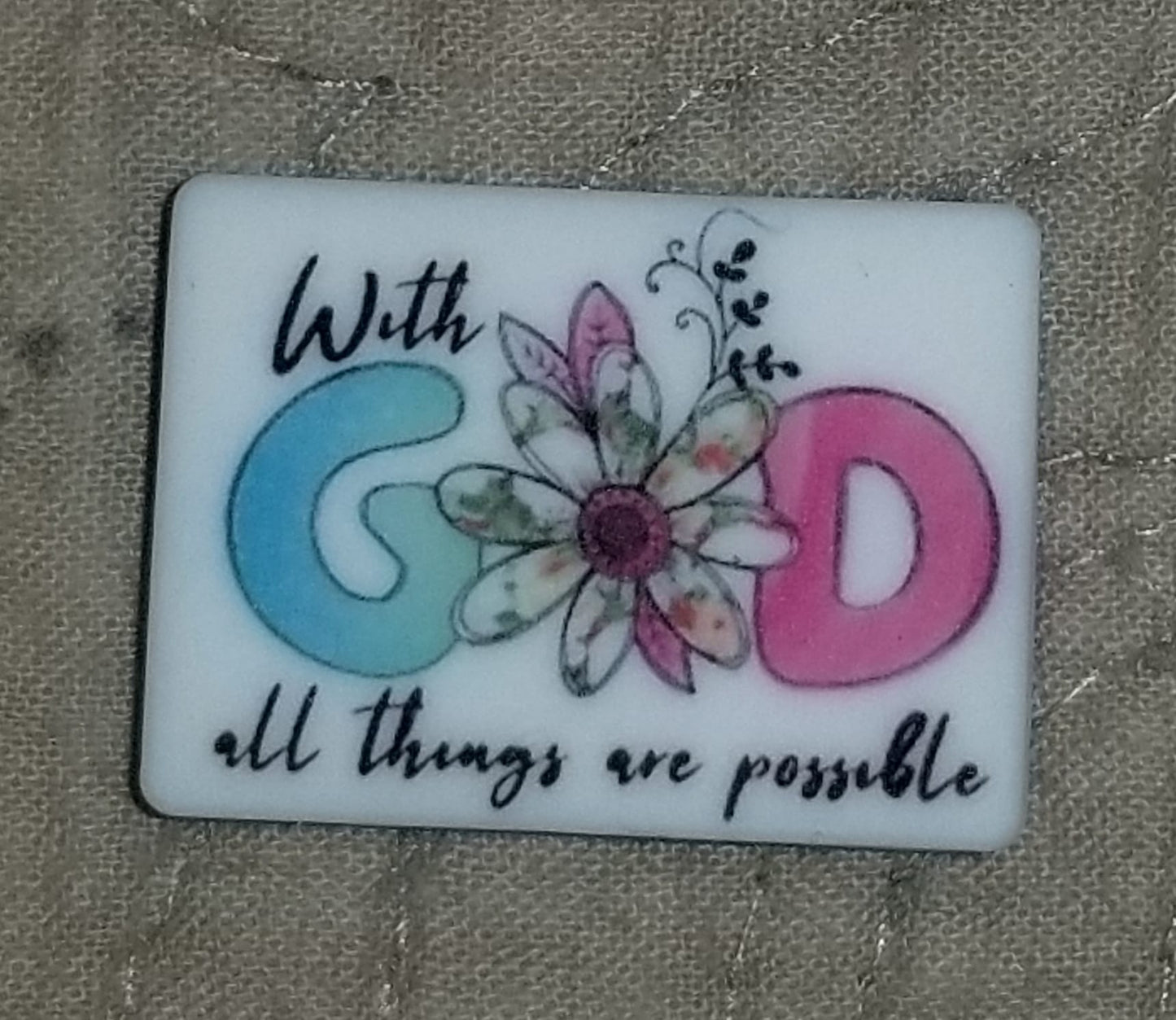 Faith-Themed Focal Beads for Crafting & DIY Projects (Cross Designs)
