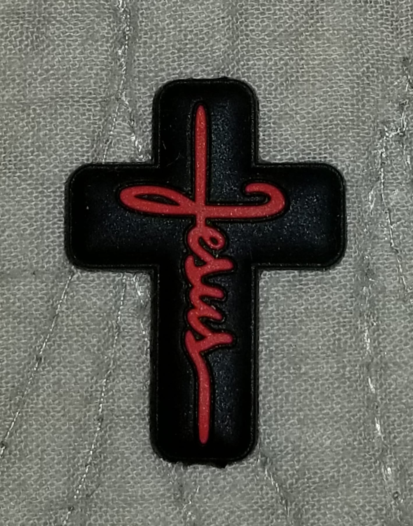 Faith-Themed Focal Beads for Crafting & DIY Projects (Cross Designs)
