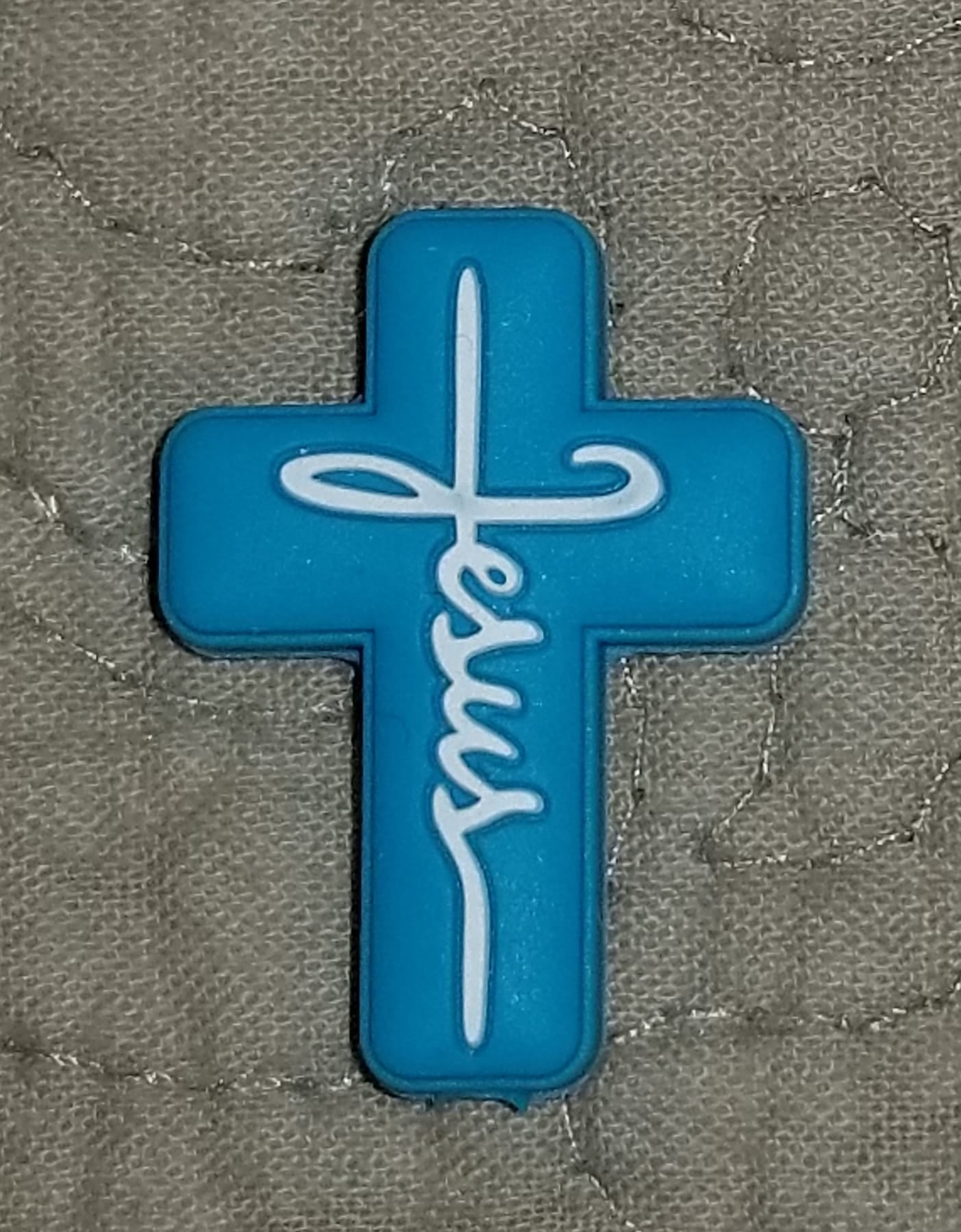 Faith-Themed Focal Beads for Crafting & DIY Projects (Cross Designs)