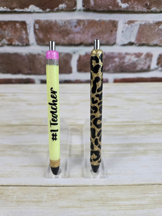 Glitter Epoxy Pens - Multiple Designs Available