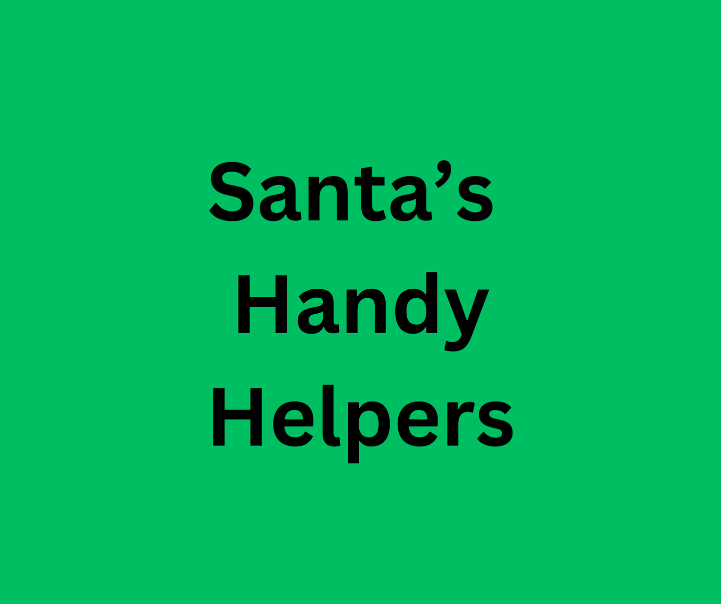 Handy Helpers - Holiday Mischief Makers