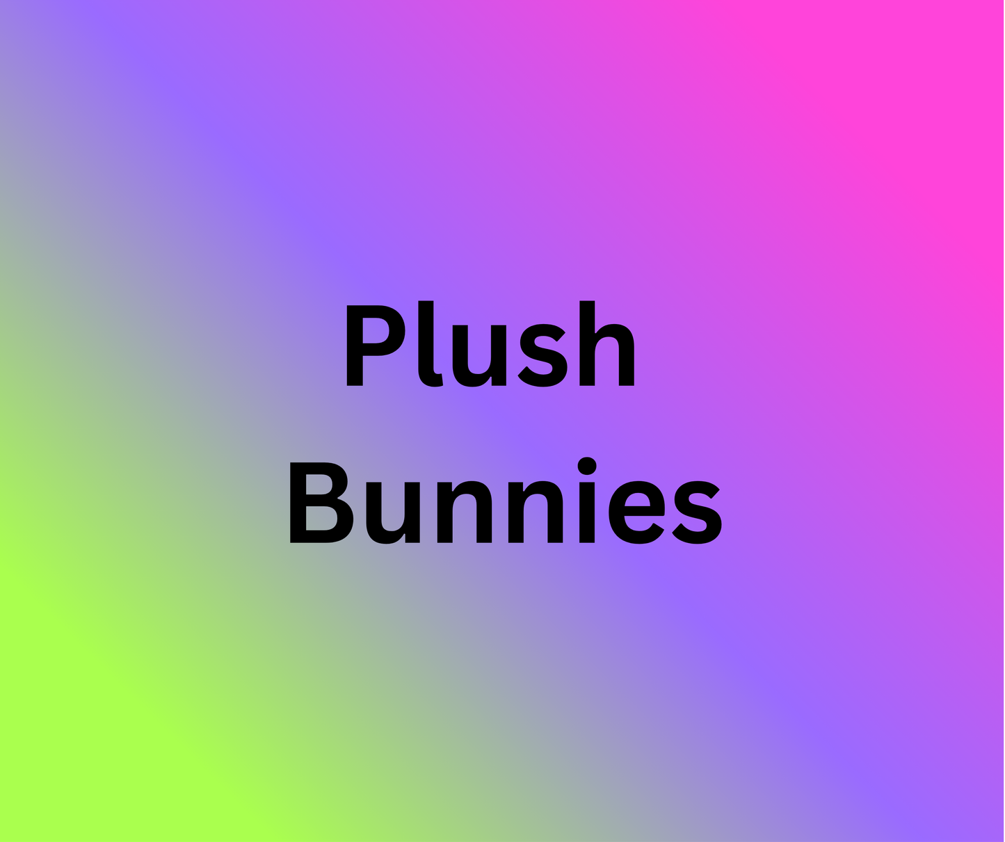 Plush Bunny Toy (6 Colors Available) - Perfect for Easter Baskets