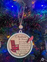 Memorial Christmas Ornaments - Multiple Designs Available