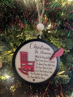 Memorial Christmas Ornaments - Multiple Designs Available