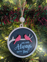 Memorial Christmas Ornaments - Multiple Designs Available