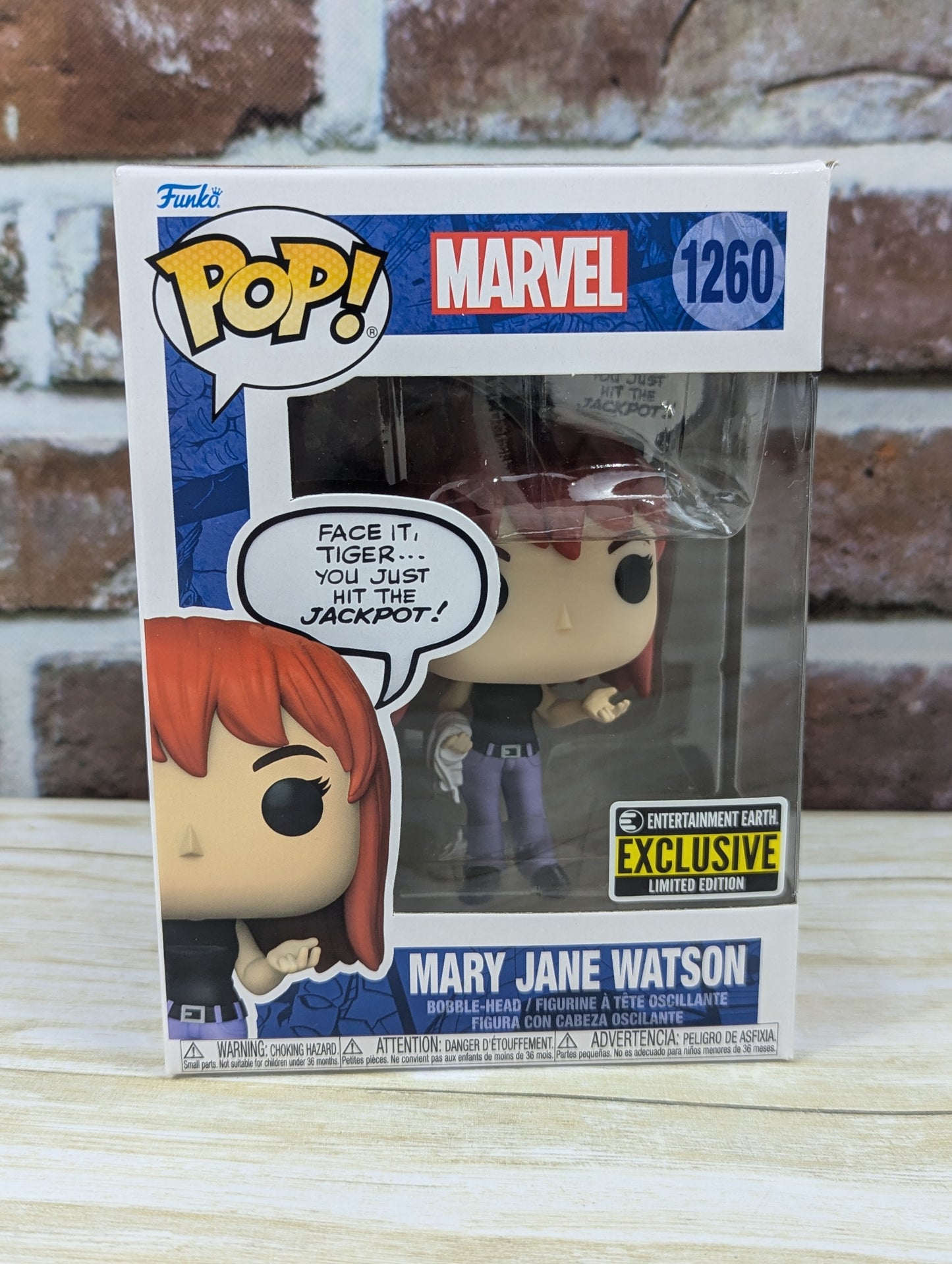 Funko Pop! Marvel Mary Jane Watson #1260 - Entertainment Earth Exclusive