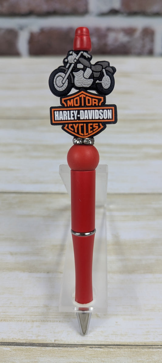 Motorcycle Beaded Pens