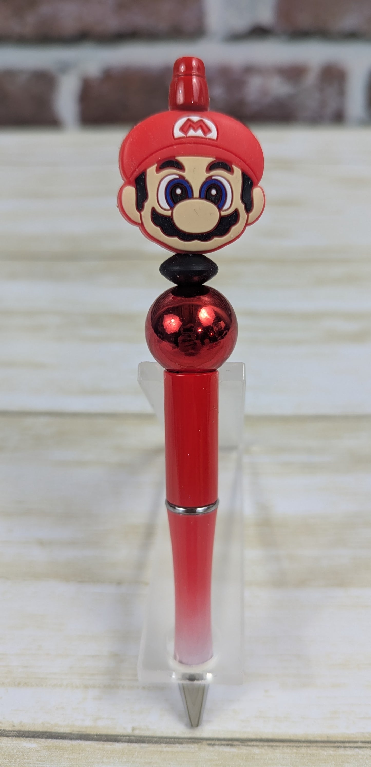 Mario Themed Beaded Pens