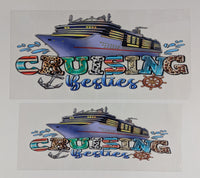 40 oz Ready to Apply UV DTF 2-piece wrap set - Cruise, Ocean Child, Sea Turtle - Multiple Designs Available