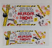 40 oz Ready to Apply UV DTF 2-piece wrap set - Horror & Crime Shows - Multiple Designs Available