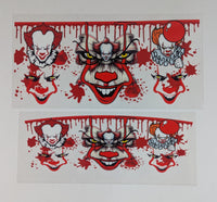 40 oz Ready to Apply UV DTF 2-piece wrap set - Horror & Crime Shows - Multiple Designs Available