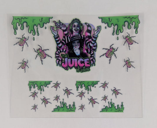 Mini Tumbler Keychain UV/DTF Wraps - Horror 1 - Multiple Designs Available