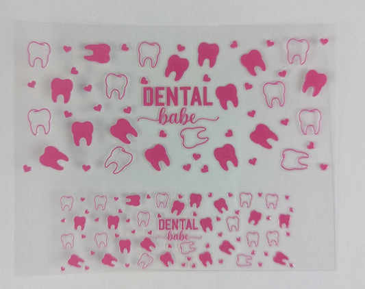 Mini Tumbler Keychain UV/DTF Wraps - Medical & Dental Field - Multiple Designs Available