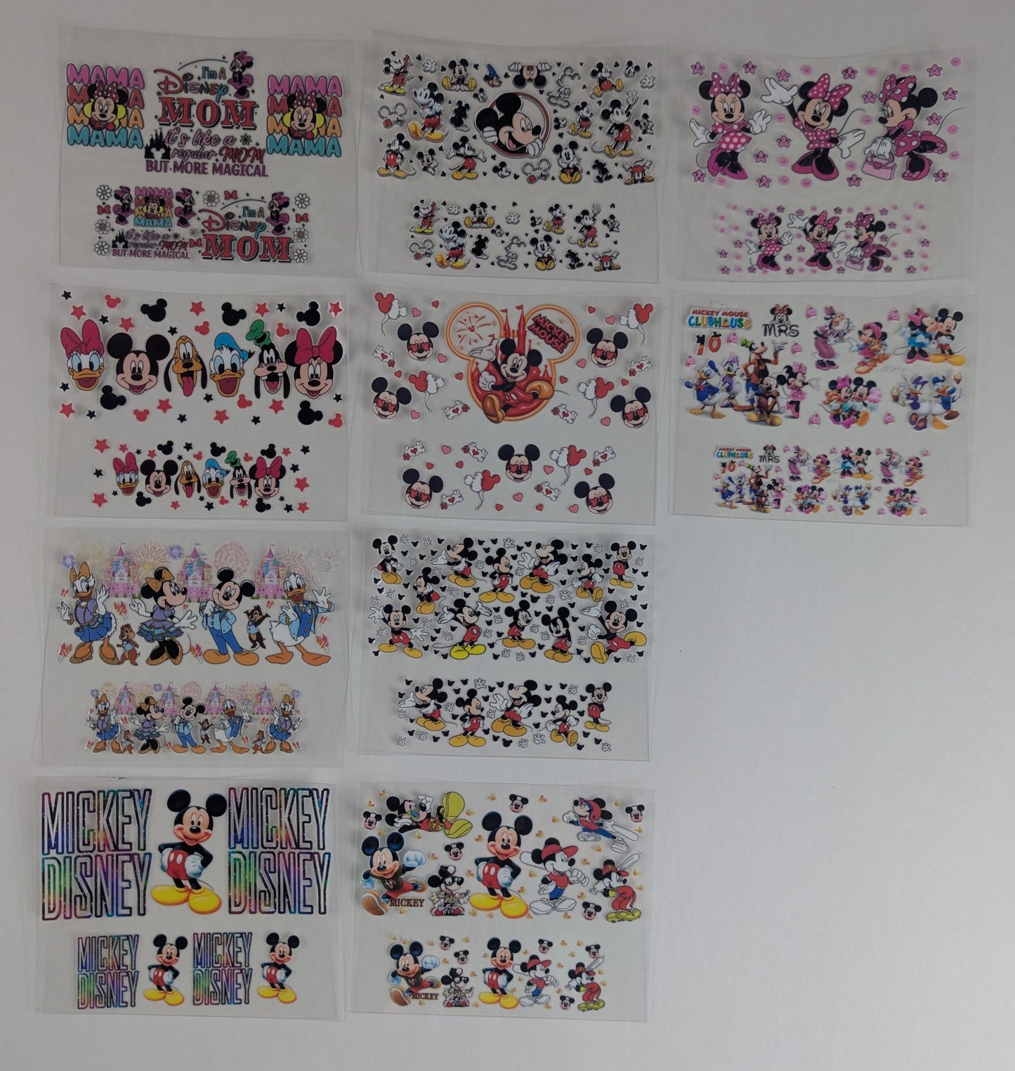 Mini Tumbler Keychain UV/DTF Wraps - Animation 1 - Multiple Designs Available