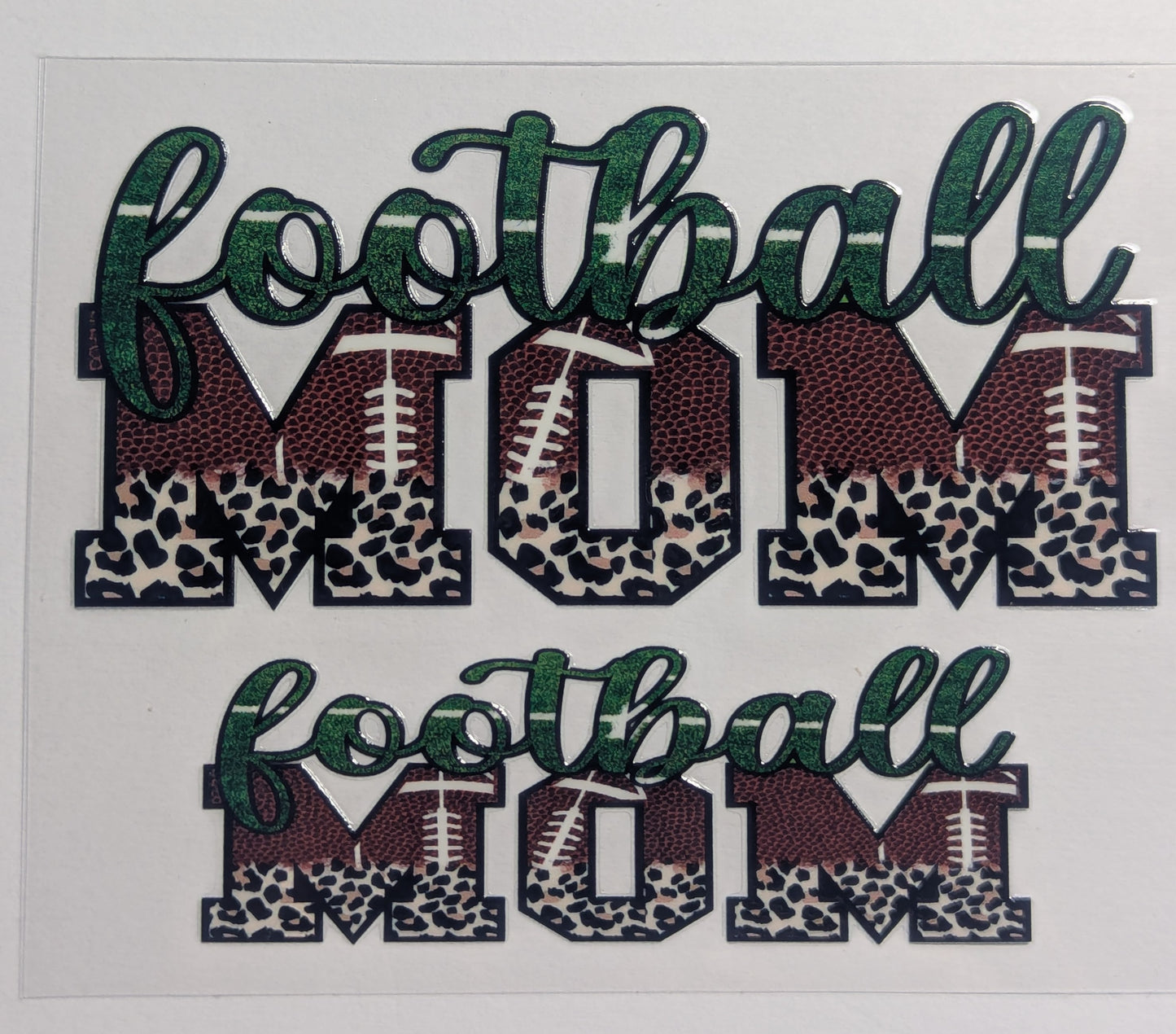 Mini Tumbler Keychain UV/DTF Wraps - Football Mom - Multiple Designs Available