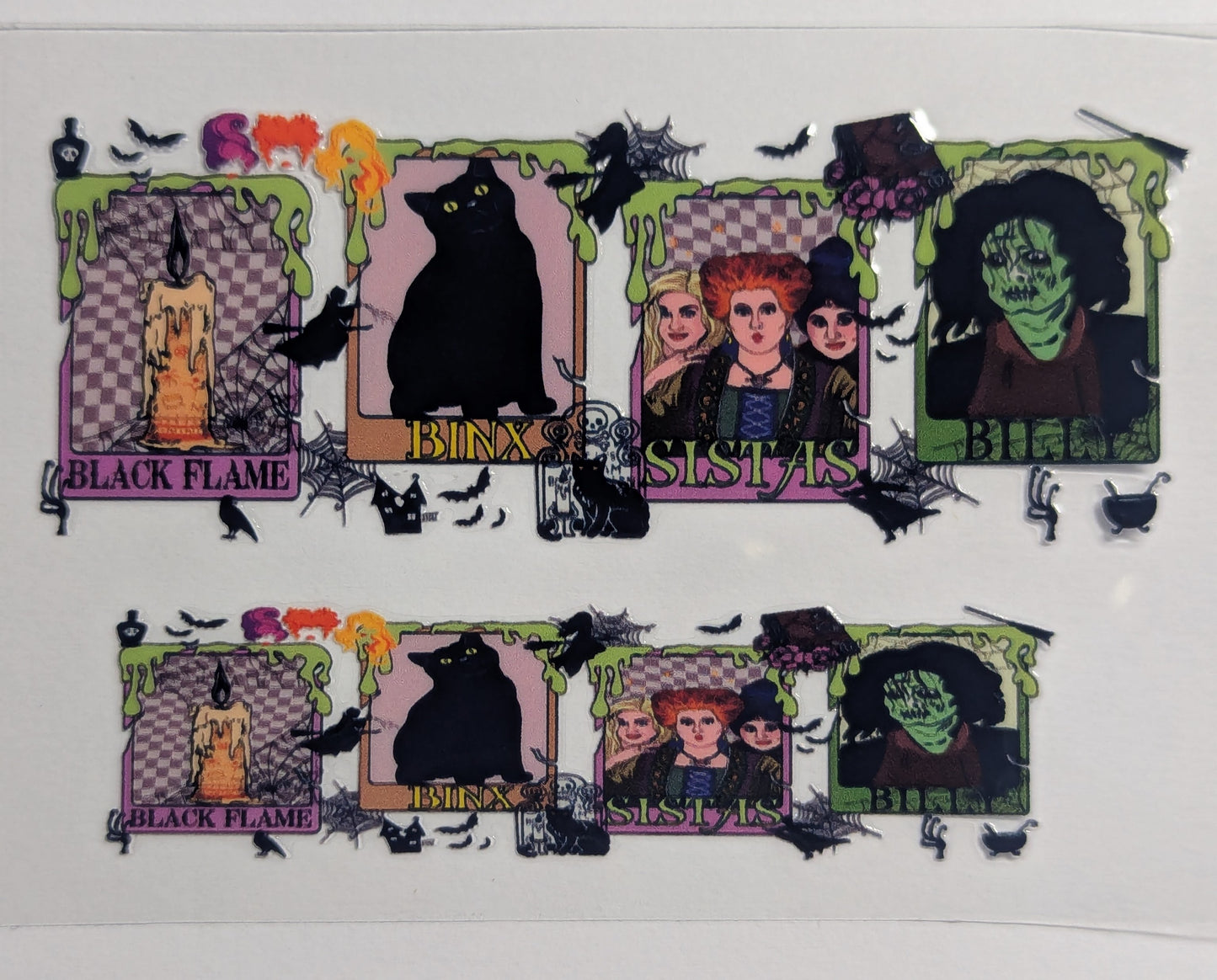 Mini Tumbler Keychain UV/DTF Wraps - Witches - Multiple Designs Available