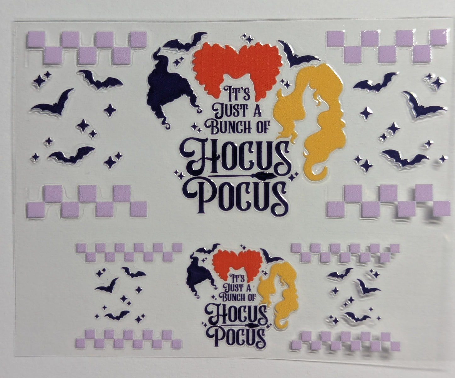 Mini Tumbler Keychain UV/DTF Wraps - Witches - Multiple Designs Available