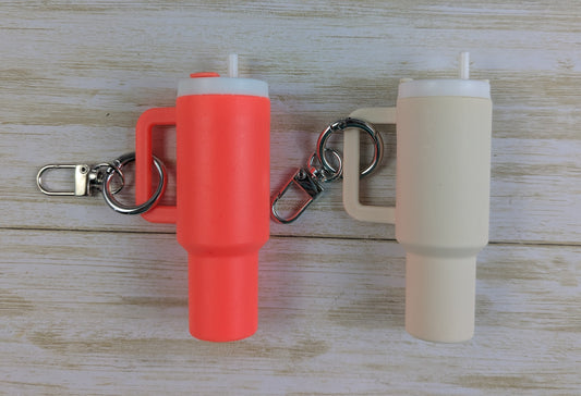 Keychain - Mini Tumbler Storage Container - Multiple Colors Available - LIMITED EDITION