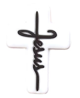 Faith-Themed Focal Beads for Crafting & DIY Projects (Cross Designs)