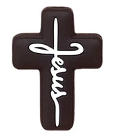 Faith-Themed Focal Beads for Crafting & DIY Projects (Cross Designs)