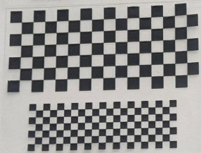 Mini Tumbler Keychain UV/DTF Wraps - Checkered Pattern