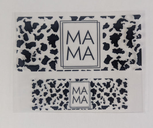 Mini Tumbler Keychain UV/DTF Wraps - Mama 1 - Multiple Designs Available