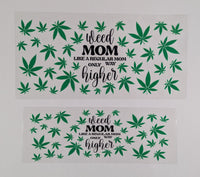 40 oz Ready to Apply UV DTF 2-piece wrap set - 420 - Multiple Designs Available