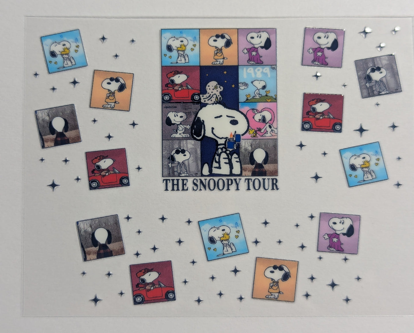 Mini Tumbler Keychain UV/DTF Wraps - Snoopy - Multiple Designs Available