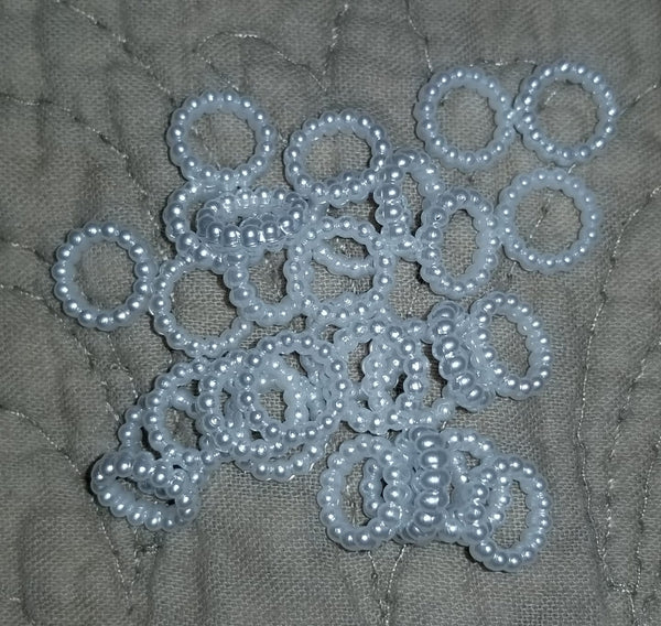 10mm Pearl Spacer Beads