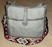 Sherpa Crossbody Bag with Guitar Strap (0362) - Multiple Options Available