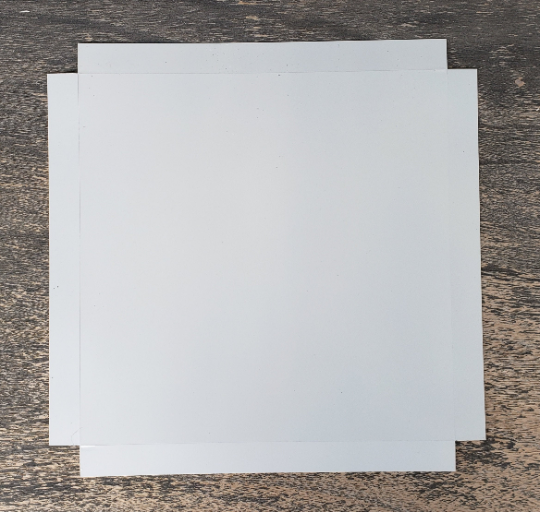 Sublimation Blank - 12"x12" Aluminum Sublimation Panel with Display Insert