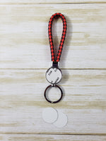 Sublimation Blank - Rope Keychain - Multiple Shapes and Colors Available