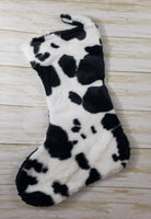 Fuzzy Cow Stockings - Multiple Colors Available
