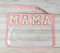 Clear Small Pouch with wristlet - Multiple Options Available